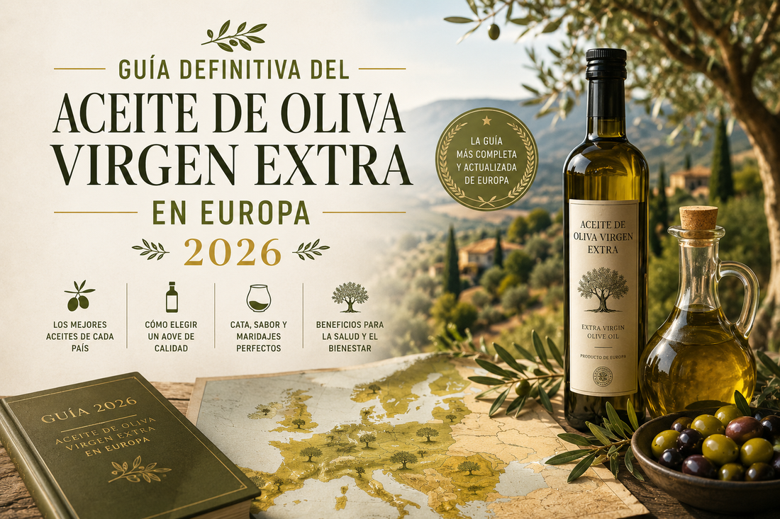 Guía definitiva del aceite de oliva virgen extra en Europa 2026