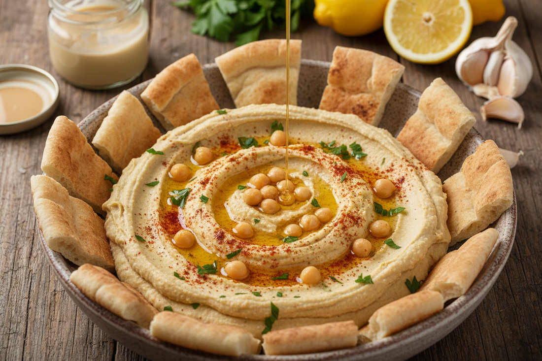 Hummus Casero Cremoso con Aceite de Oliva Virgen Extra / Receta Fácil 2026