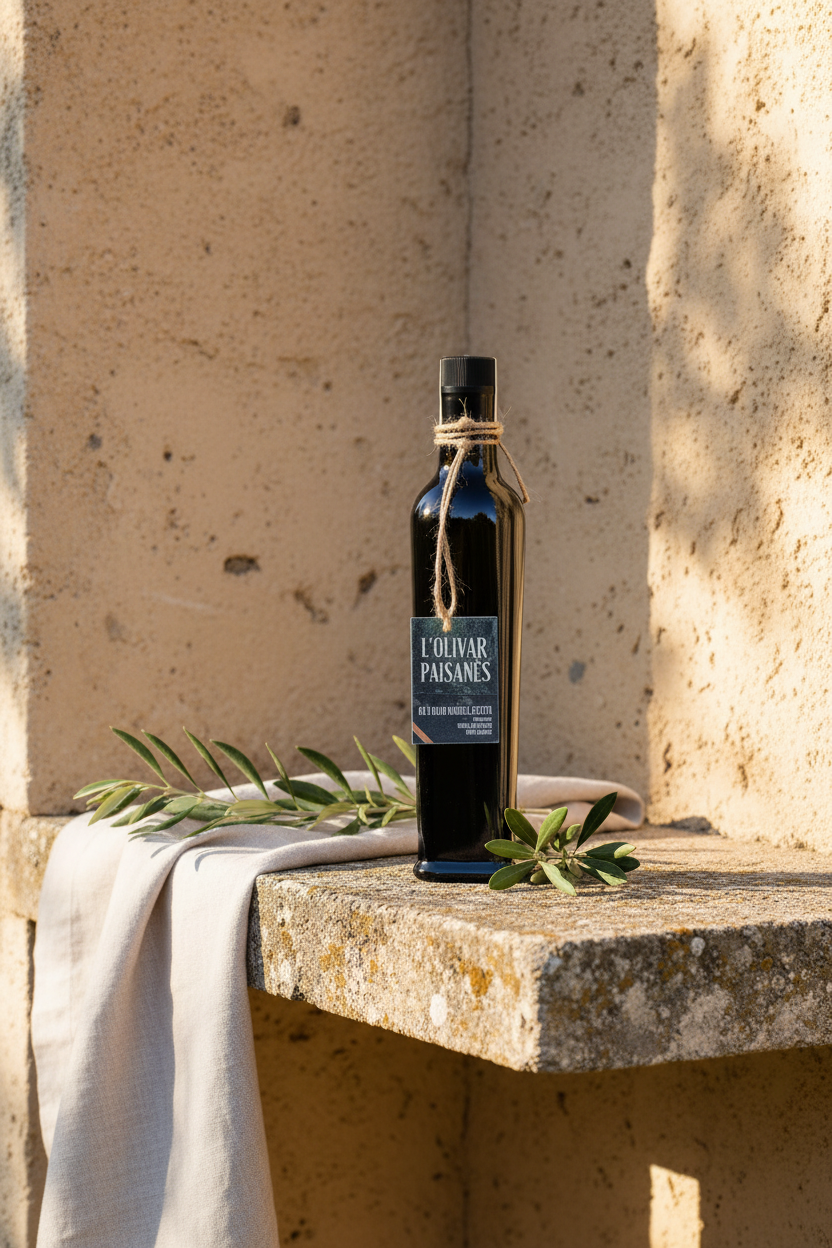 Botella Fiorentina AOVE Arbequina 500ml – L'Olivar Paisanès