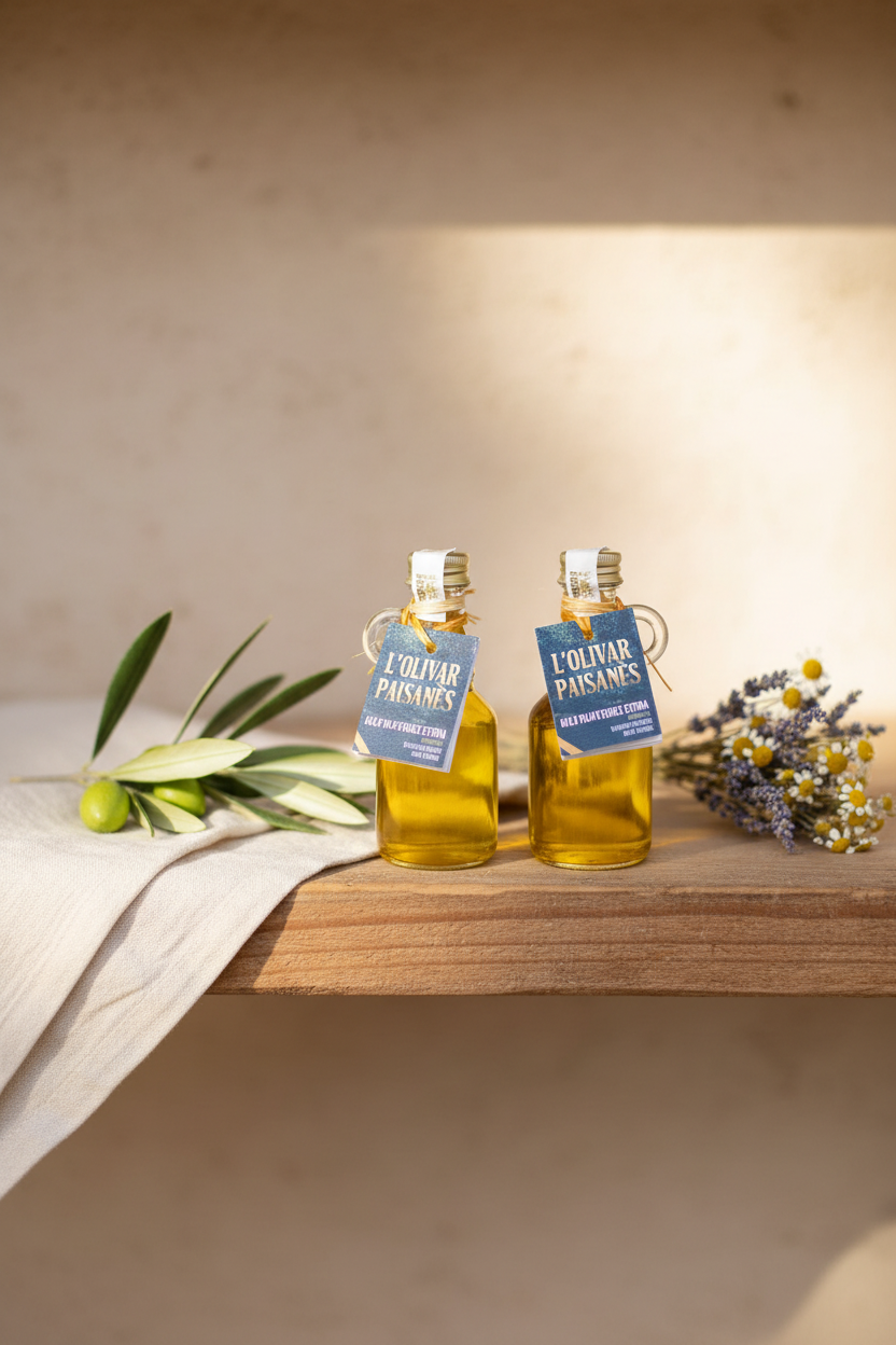 Galoncino AOVE Arbequina 40ml – L'Olivar Paisanès