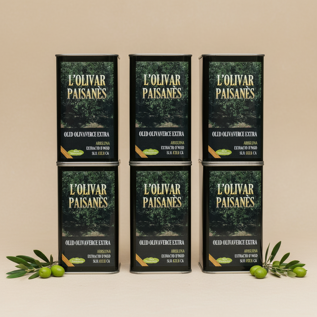 Pack 6 Latas Picual Verde Temprano 1L – AOVE Cosecha Temprana
