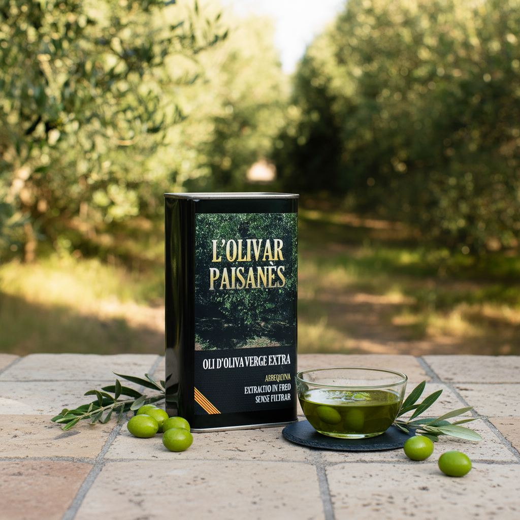 Picual Verde Temprano 1L Lata con recipiente – L'Olivar Paisanès